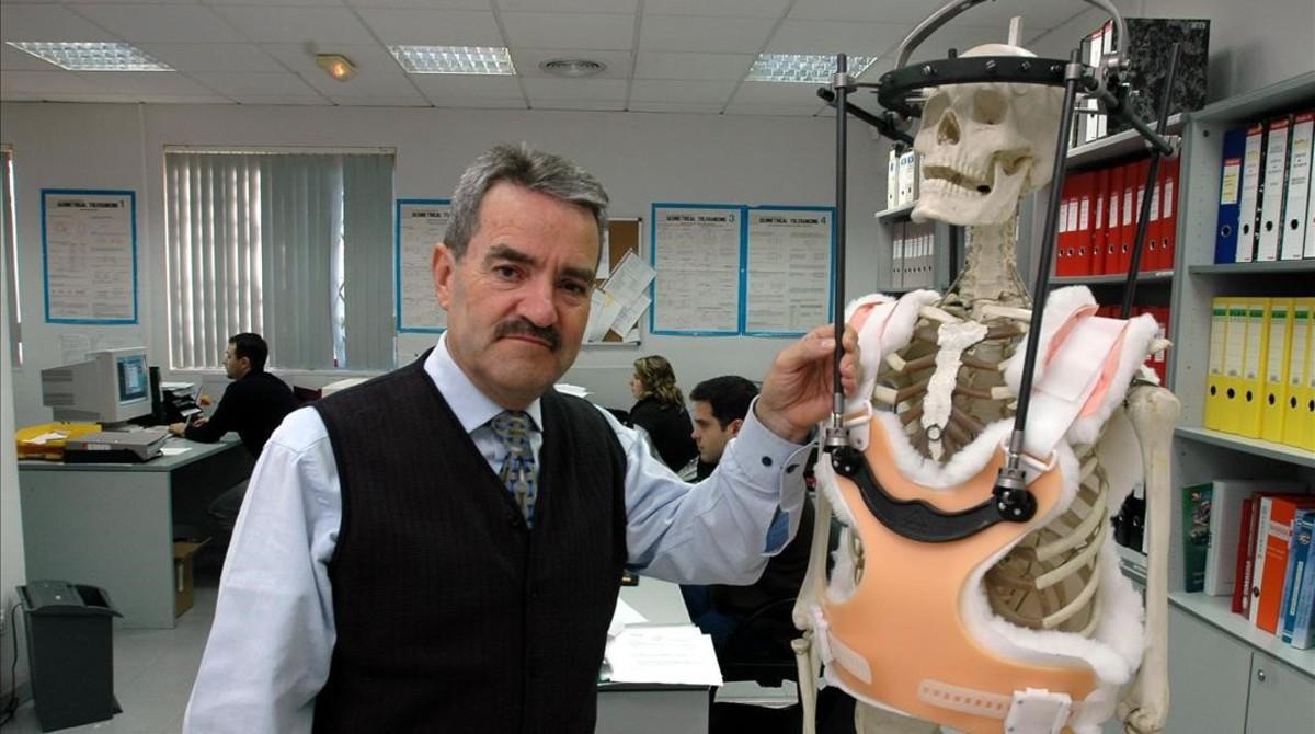 Lluís Márquez, gerente de la empresa de prótesis Traiber, en el 2005.