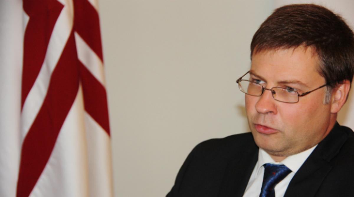 El primer ministro de Letonia, Valdis Dombrovskis, sobre el reconocimiento de una Catalunya independiente: Si es un proceso legítimo, ¿por qué no?