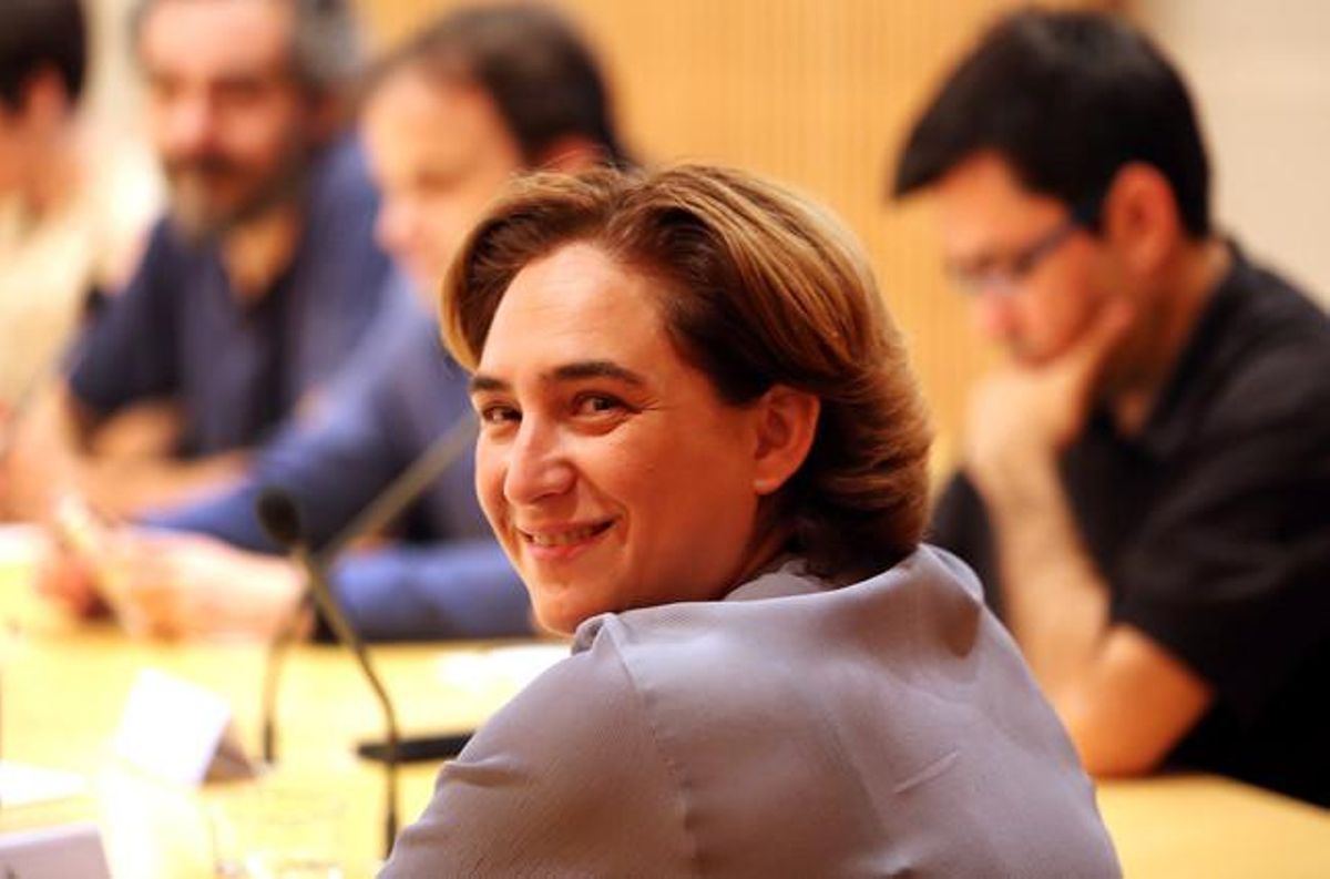 Ada Colau, durante su primera comisión de Gobierno la semana pasada. Ada Colau, durante su primera comisión de Gobierno la semana pasada.