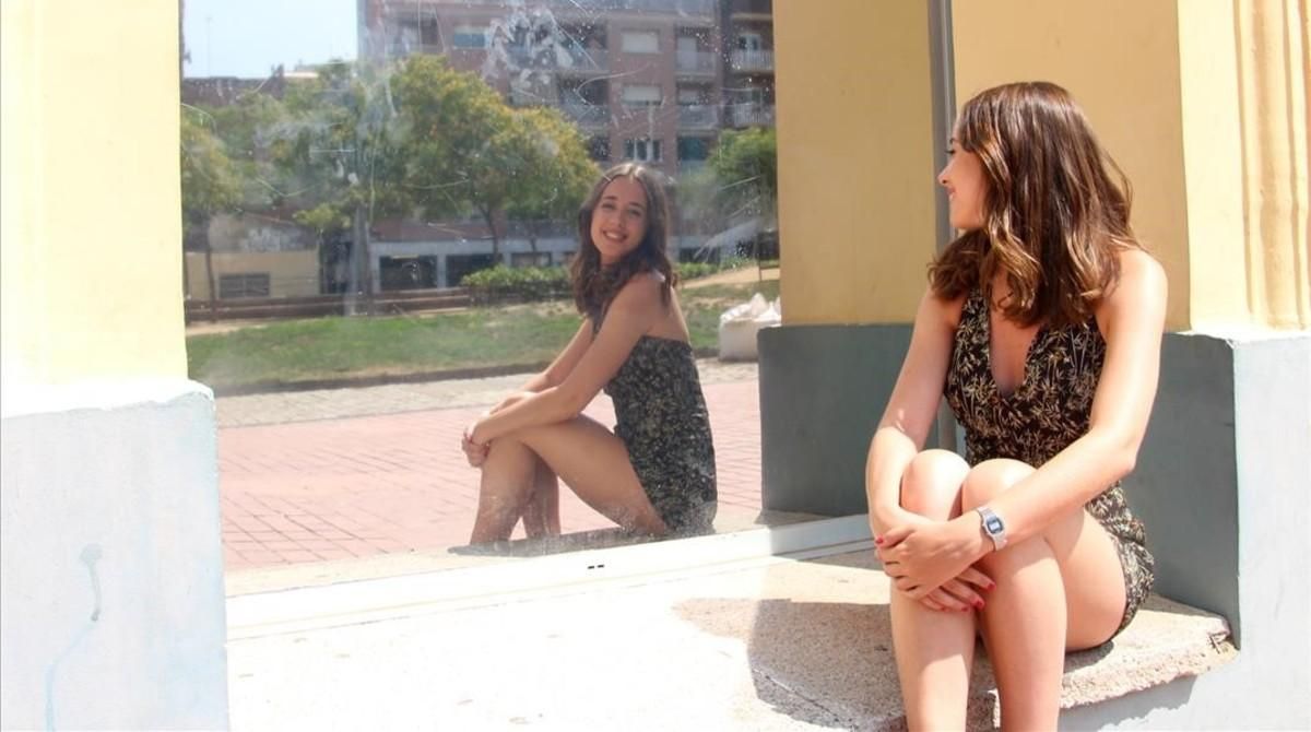 La actriz Júlia Molins. La actriz Júlia Molins.