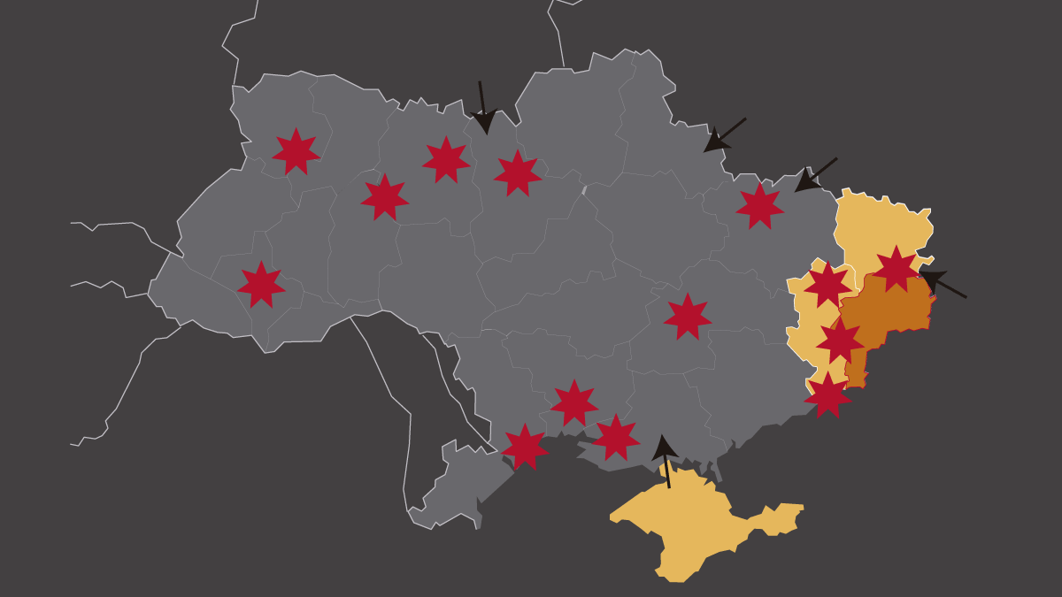 Els mapes de la guerra a Ucraïna: ¿quant hi ha de realitat?