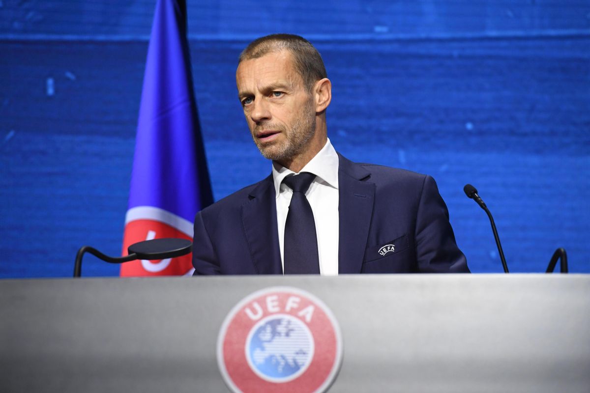 Aleksander Ceferin, en una reciente comparencia ante el prensa Aleksander Ceferin, en una reciente comparencia ante el prensa
