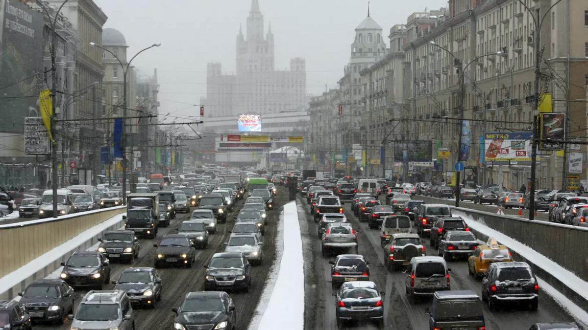 Moscú, la ciudad de los millones de motores