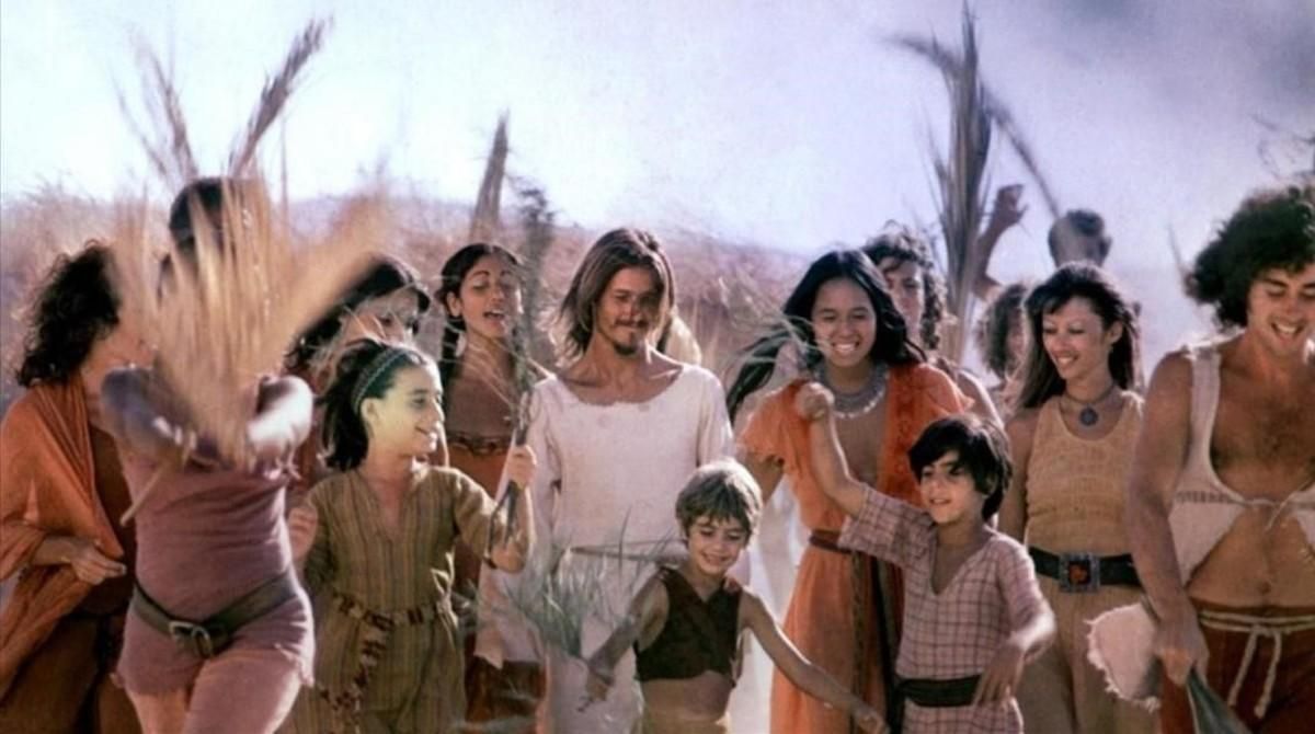 Una imagen de la película ’Jesus Christ Superstar’, con Ted Neeley. Una imagen de la película ’Jesus Christ Superstar’, con Ted Neeley.