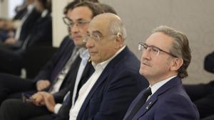 Josep Rull, Joaquim Nadal y Jaume Giró.