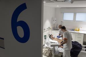 Urgencias del Hospital HM Nou Delfos, un centro sanitario privado en Barcelona.