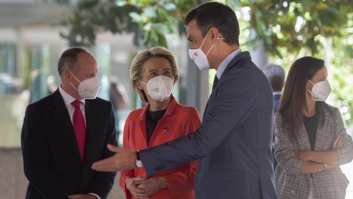 Pedro Sánchez se reúne con la presidenta de la Comisión Europea, Ursula von der Leyen Pedro Sánchez se reúne con la presidenta de la Comisión Europea, Ursula von der Leyen