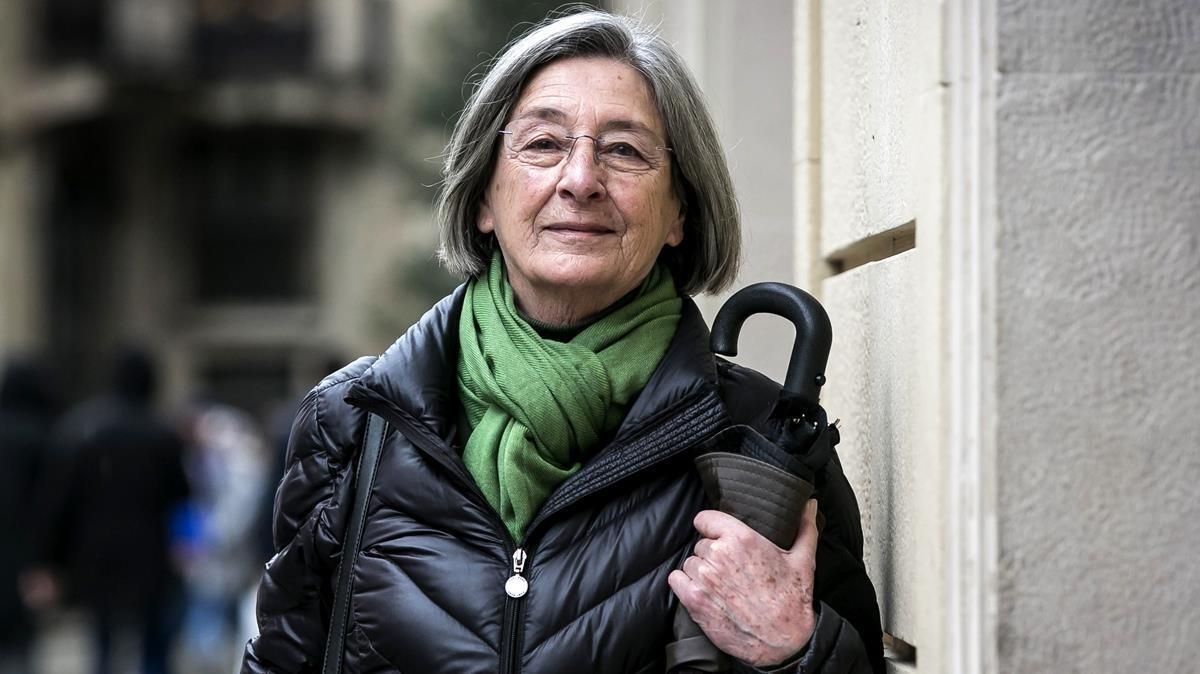 Glòria Cantarell, coordinadora del grupo de salud de la asociación Dret a Morir Dignament (DMD).
