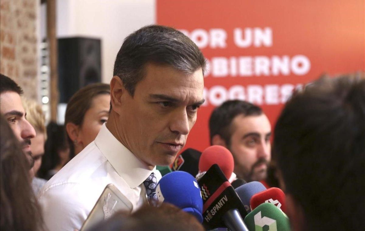 El presidente del Gobierno en funciones, Pedro Sánchez El presidente del Gobierno en funciones, Pedro Sánchez