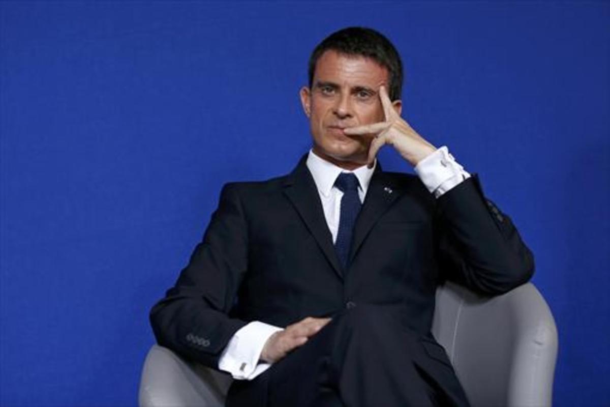 Manuel Valls, en una imagen del 2015, cuando era primer ministro.
