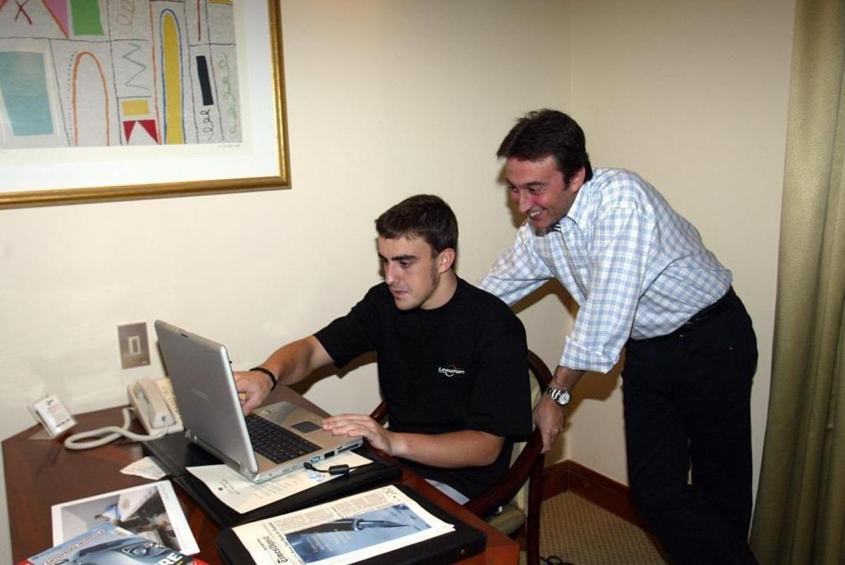 Adrián Campos y Fernando Alonso