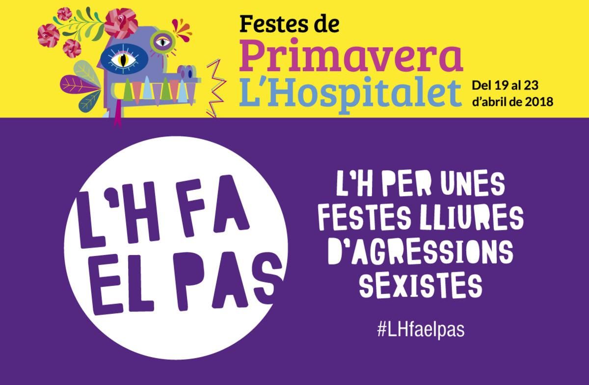 Cartel contra la violencia sexista en Hospitalet. Cartel contra la violencia sexista en Hospitalet.