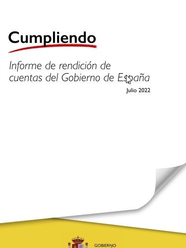 Informe de cumplimiento de los compromisos del Gobierno (a 30 de junio de 2022)