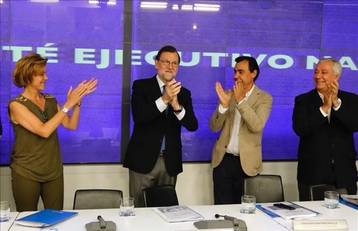 El Presidente del Gobierno en funciones presidio el Comite ejecutivo del Partido Popular El Presidente del Gobierno en funciones presidio el Comite ejecutivo del Partido Popular