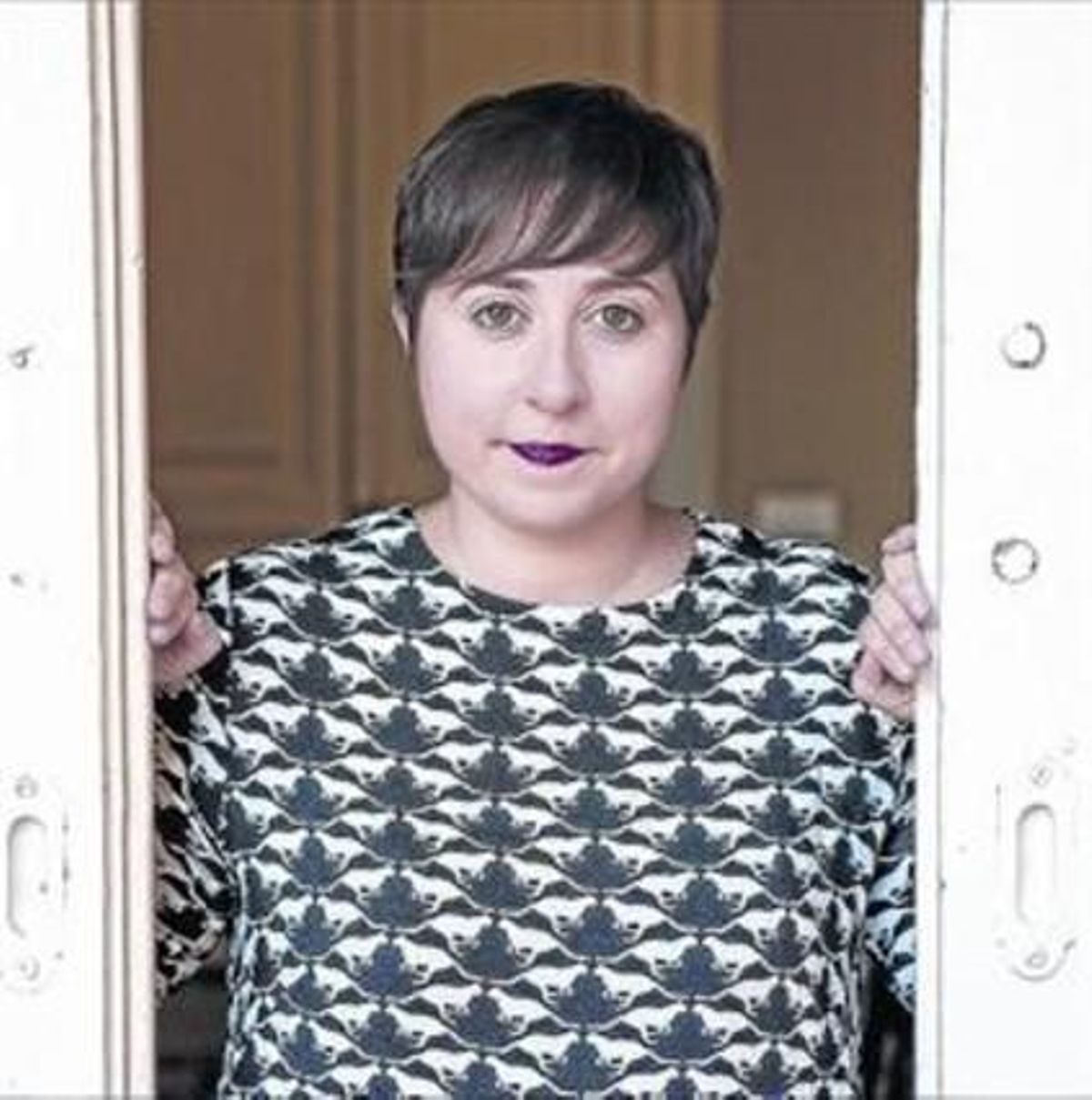 Elena Medel, en su reciente visita a Barcelona. Elena Medel, en su reciente visita a Barcelona.