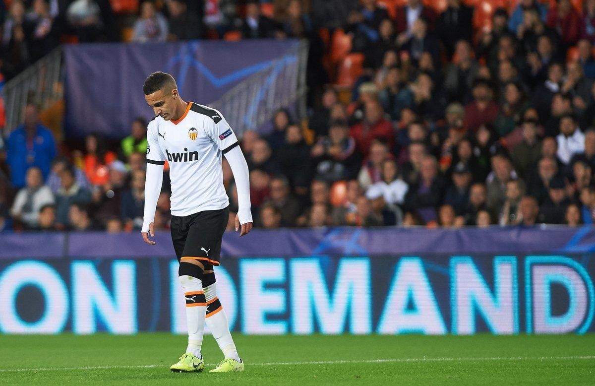 Rodrigo Moreno durante un partido con el Valencia. Rodrigo Moreno durante un partido con el Valencia.