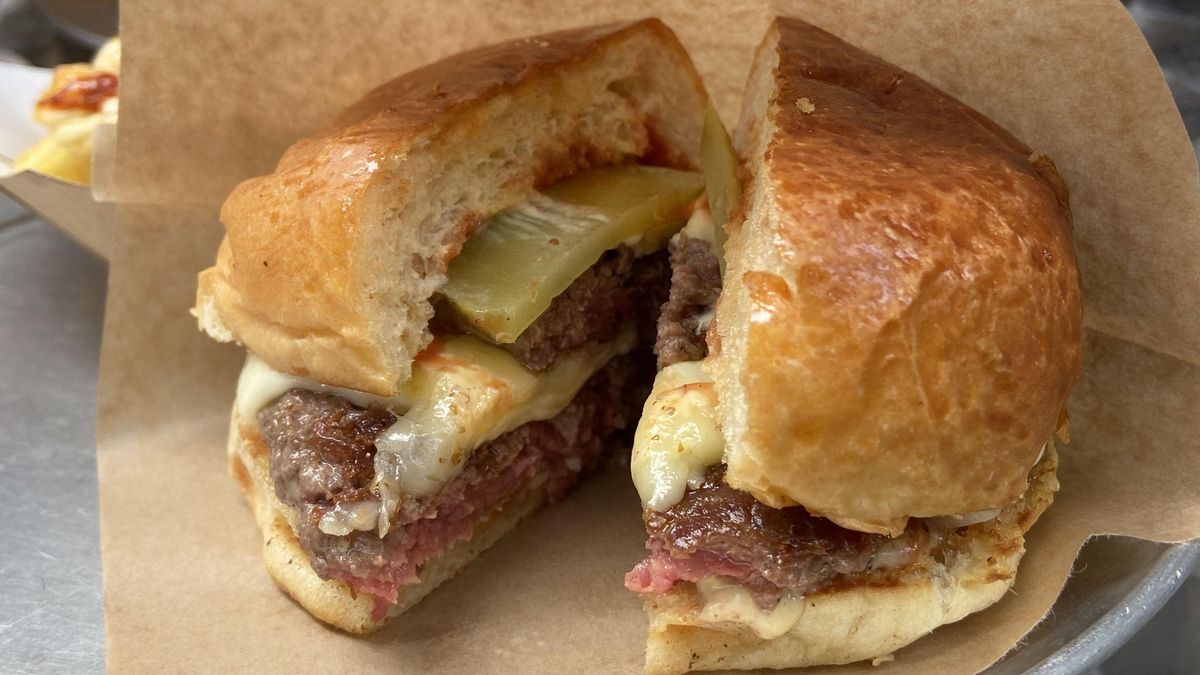 La hamburguesa del Bar Torpedo. La hamburguesa del Bar Torpedo.