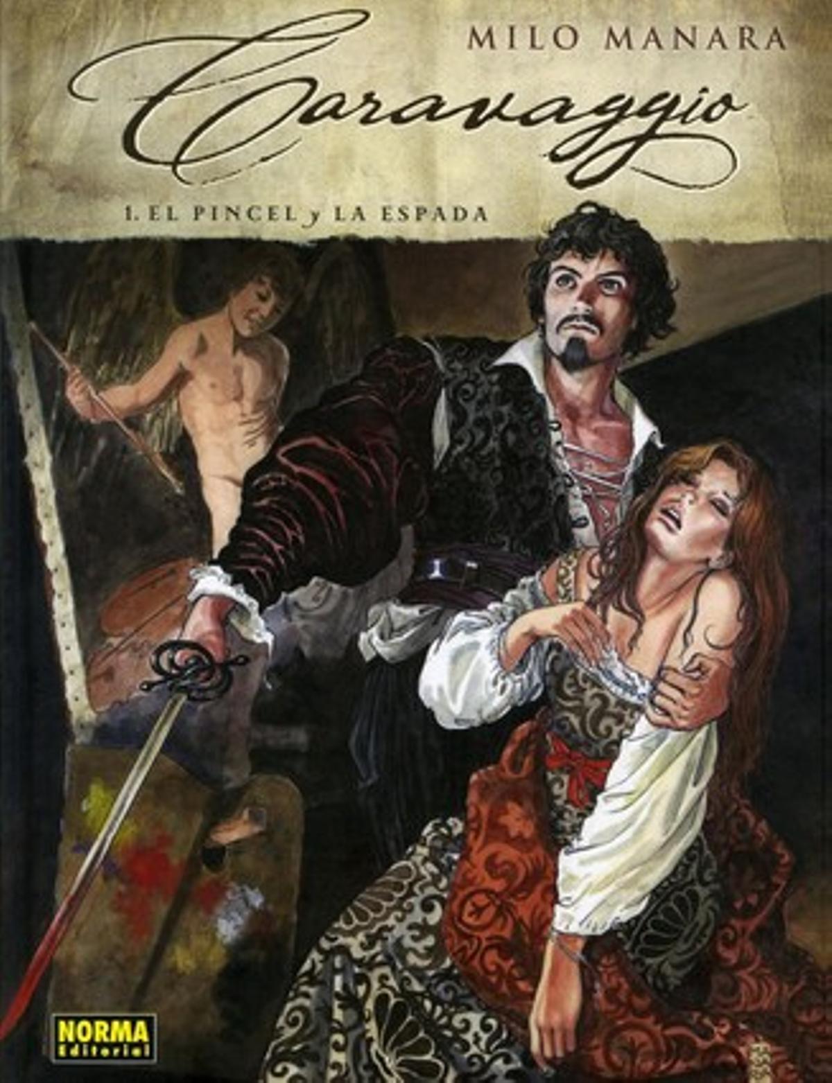 Portada de ’Caravaggio’, de Milo Manara.