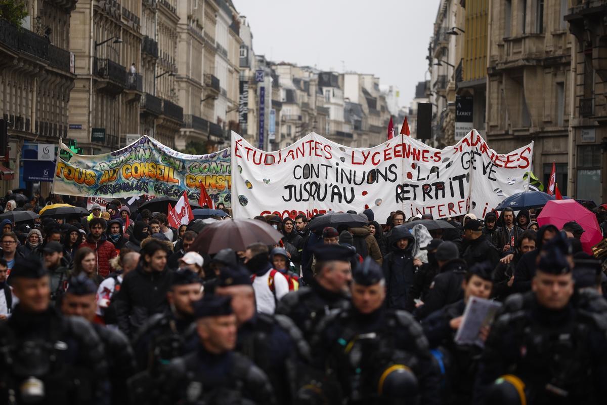 Protestas en Francia.