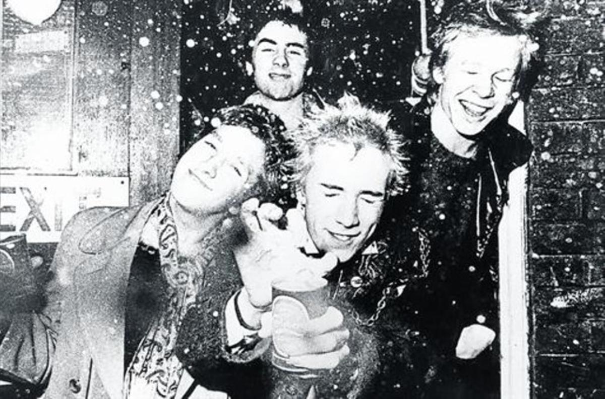 ’Los Sex Pistols, con John Lydon en primer plano, en 1976. ’Los Sex Pistols, con John Lydon en primer plano, en 1976.
