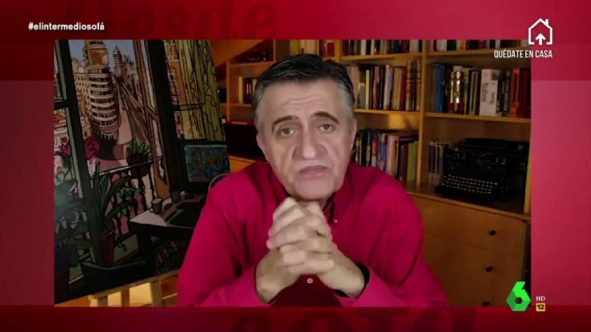 El gran Wyoming en ’El intermedio’. El gran Wyoming en ’El intermedio’.