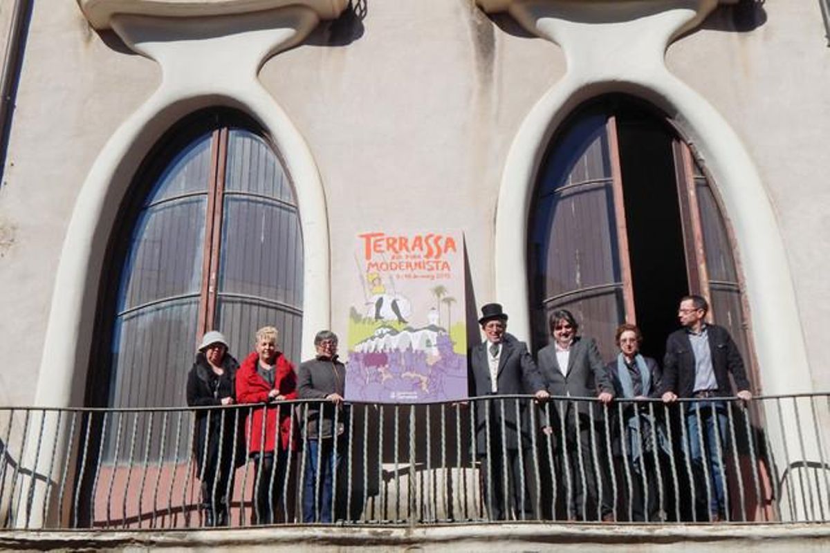 El Ayuntamiento de Terrassa presenta el cartel de la XIII Fira Modernista El Ayuntamiento de Terrassa presenta el cartel de la XIII Fira Modernista