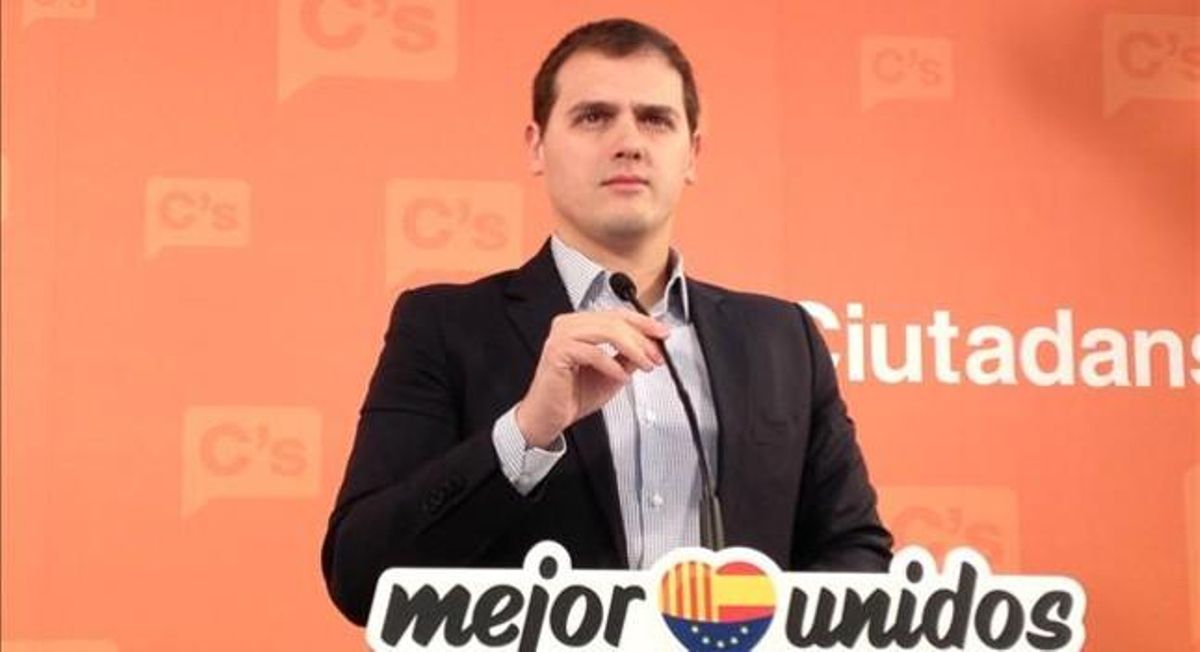 El presidente de Ciutadans, Albert Rivera. El presidente de Ciutadans, Albert Rivera.