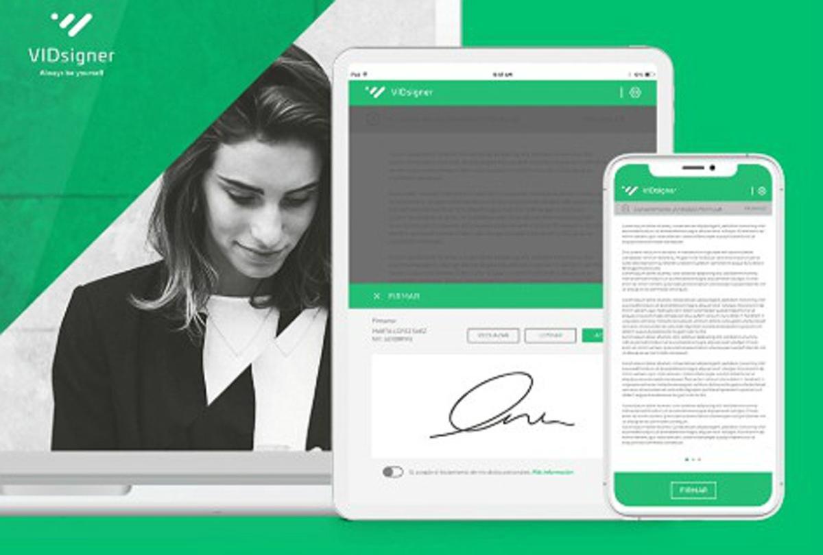 Ejemplo de aplicación diseñada para la gestión de la firma electrónica. Ejemplo de aplicación diseñada para la gestión de la firma electrónica.
