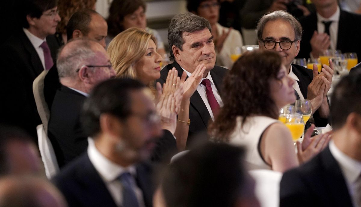 José Luis Escrivá y Yolanda Díaz. José Luis Escrivá y Yolanda Díaz.