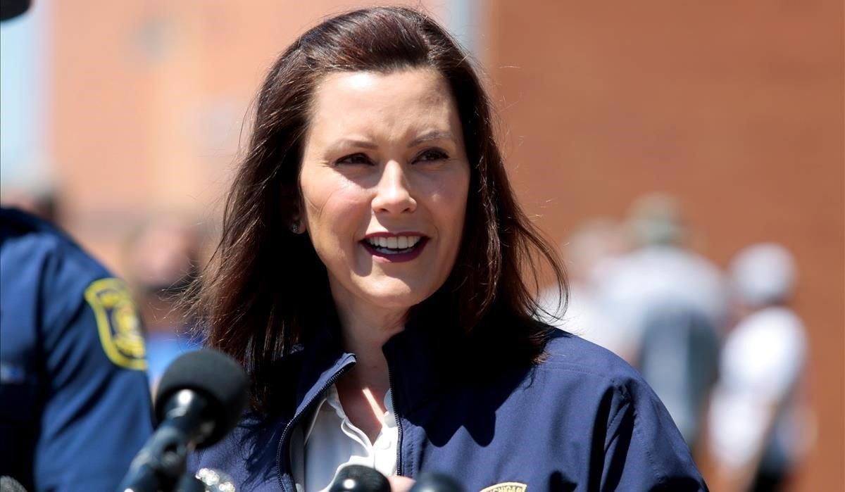 La gobernadora de Michigan, Gretchen Whitmer. La gobernadora de Michigan, Gretchen Whitmer.