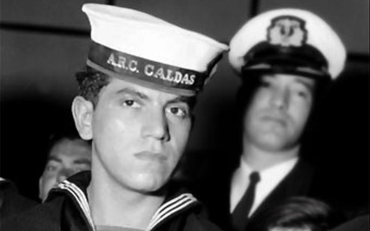 El marinero Luis Alejandro Velasco en sus tiempos de celebridad.