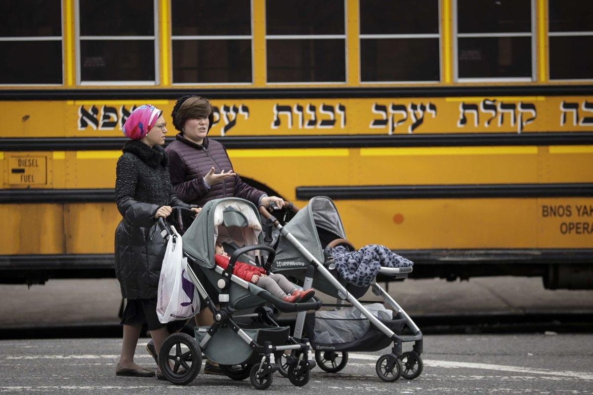 La comunidad judía ortodoxa en Brooklyn, Nueva York, se niega a vacunar a sus hijos. AFP La comunidad judía ortodoxa en Brooklyn, Nueva York, se niega a vacunar a sus hijos. AFP