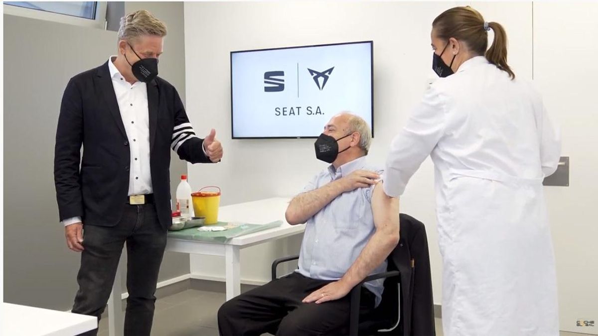 Seat vacuna en la fabrica de Martorell Seat vacuna en la fabrica de Martorell