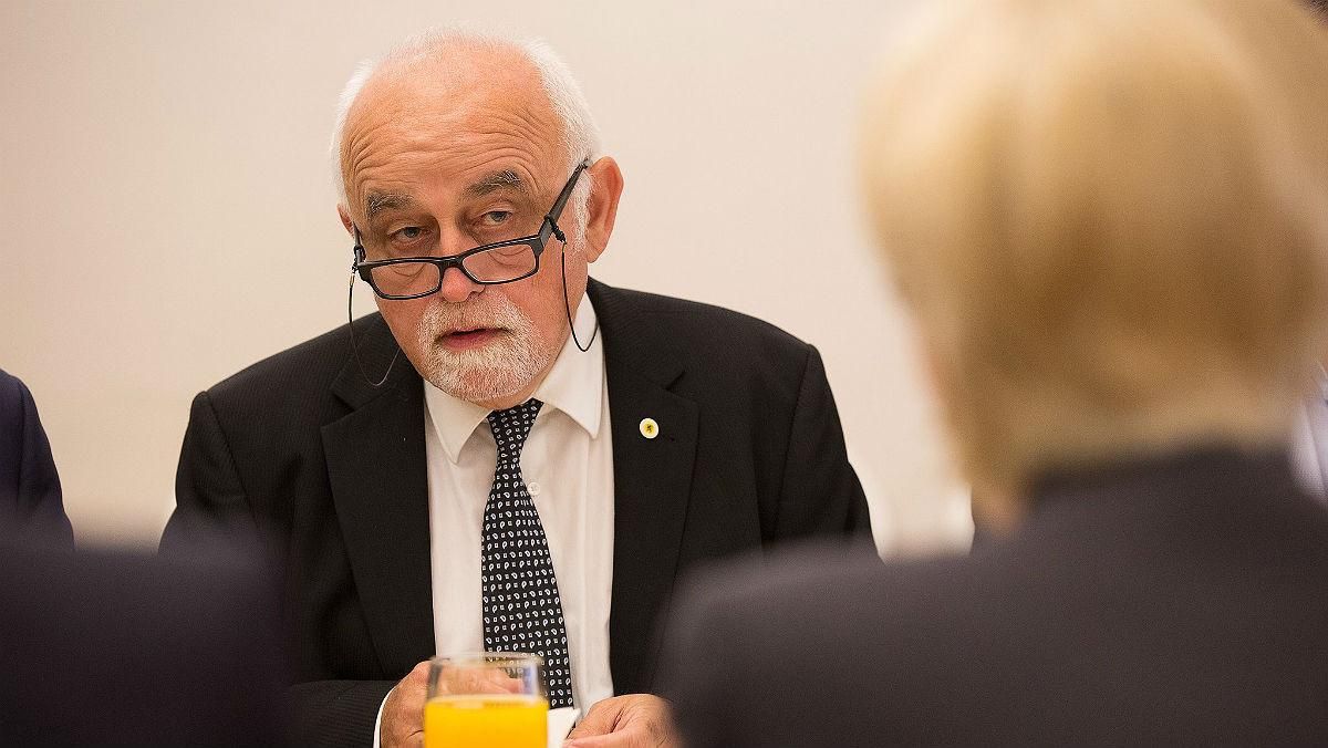 El presidente del Parlamento flamenco, Jan Peumans. El presidente del Parlamento flamenco, Jan Peumans.