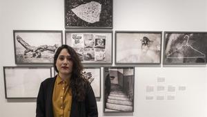 La artista Laia Abril en Foto Colectania con motivo de su exposición ’On Abortion: A History of Misogyny’.