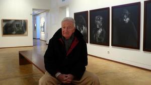 Antoni Vila Casas, en 2008, en el Palau Solterra de Torroella de Montgrí, una de las sedes de su fundación.