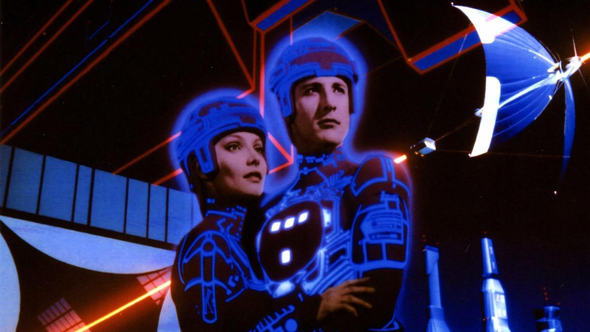 Una imagen de ’Tron’, de 1982. Una imagen de ’Tron’, de 1982.