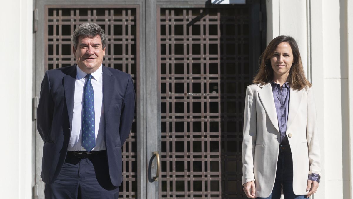 Los ministros de Seguridad Social, José Luís Escrivá, y de Derechos Sociales, Ione Belarra. Los ministros de Seguridad Social, José Luís Escrivá, y de Derechos Sociales, Ione Belarra.