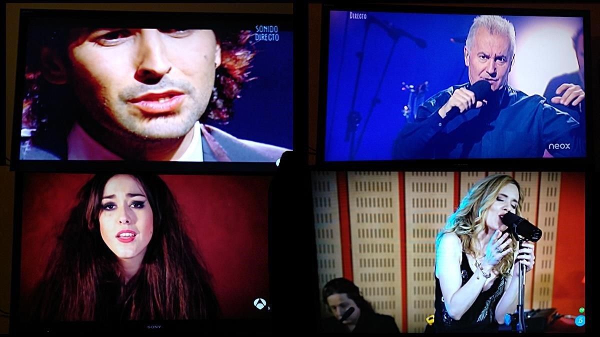 Fotos de la programación de madrugada del martes en distintos canales: Arcángel, Víctor Manuel, Berta Illán y Laura Durand. Fotos de la programación de madrugada del martes en distintos canales: Arcángel, Víctor Manuel, Berta Illán y Laura Durand.