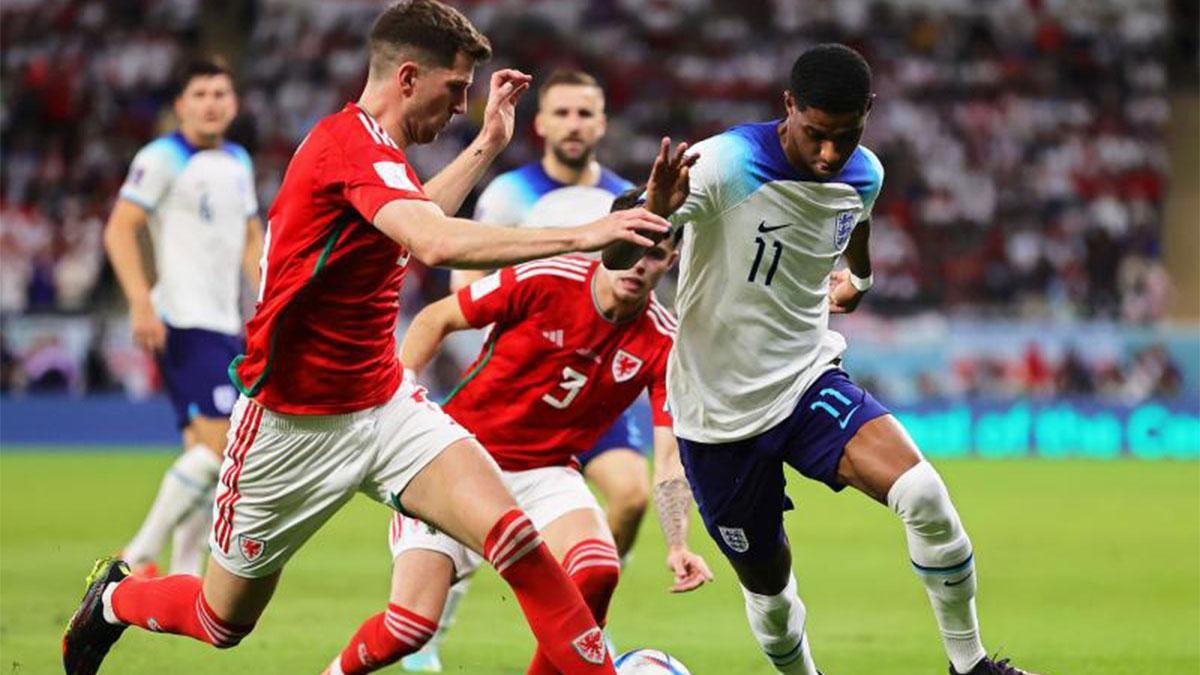 Inglaterra ni suda para batir a Gales y pasar como primera para medirse con Senegal