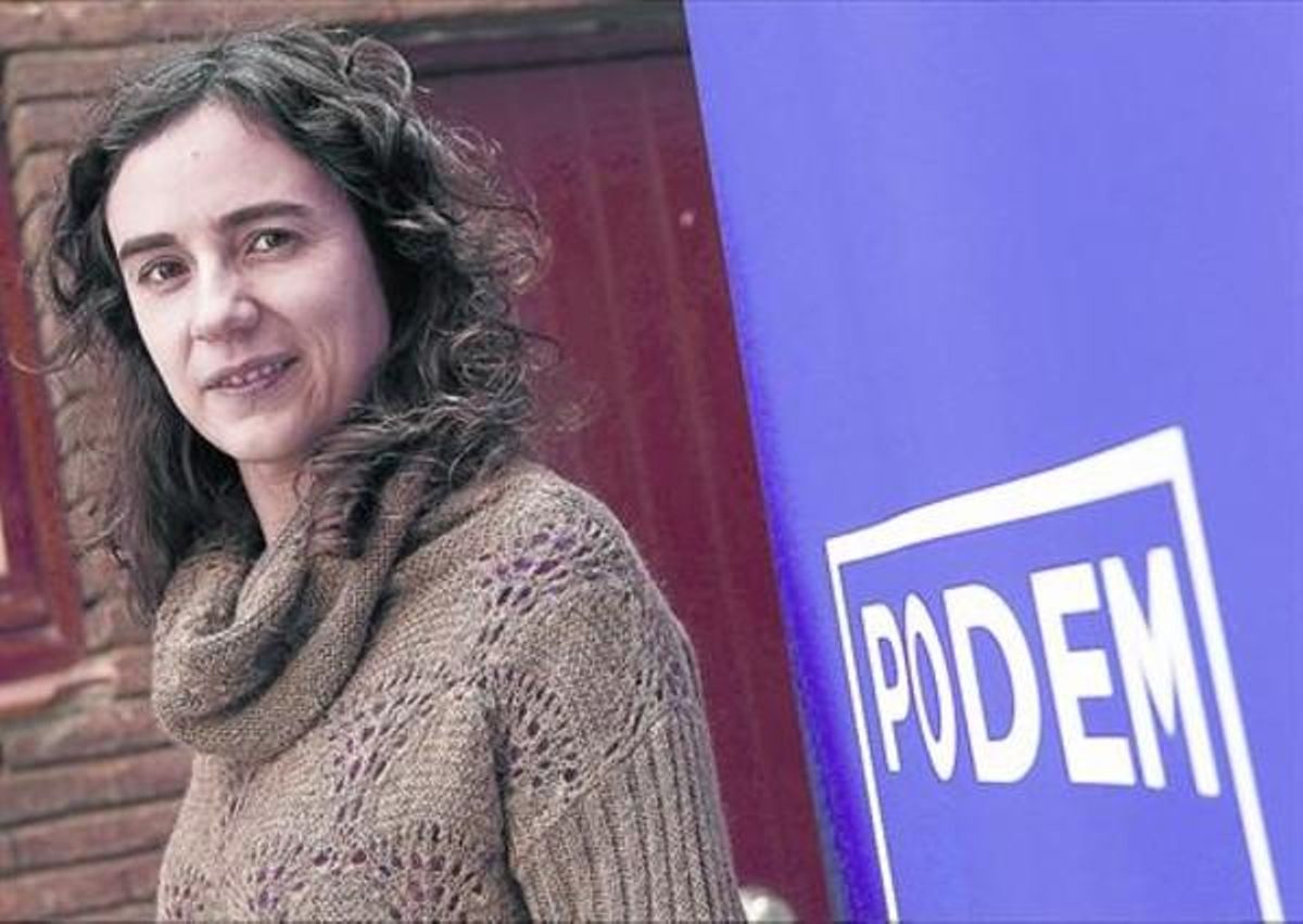 La líder de Podem Catalunya, Gemma Ubasart. La líder de Podem Catalunya, Gemma Ubasart.