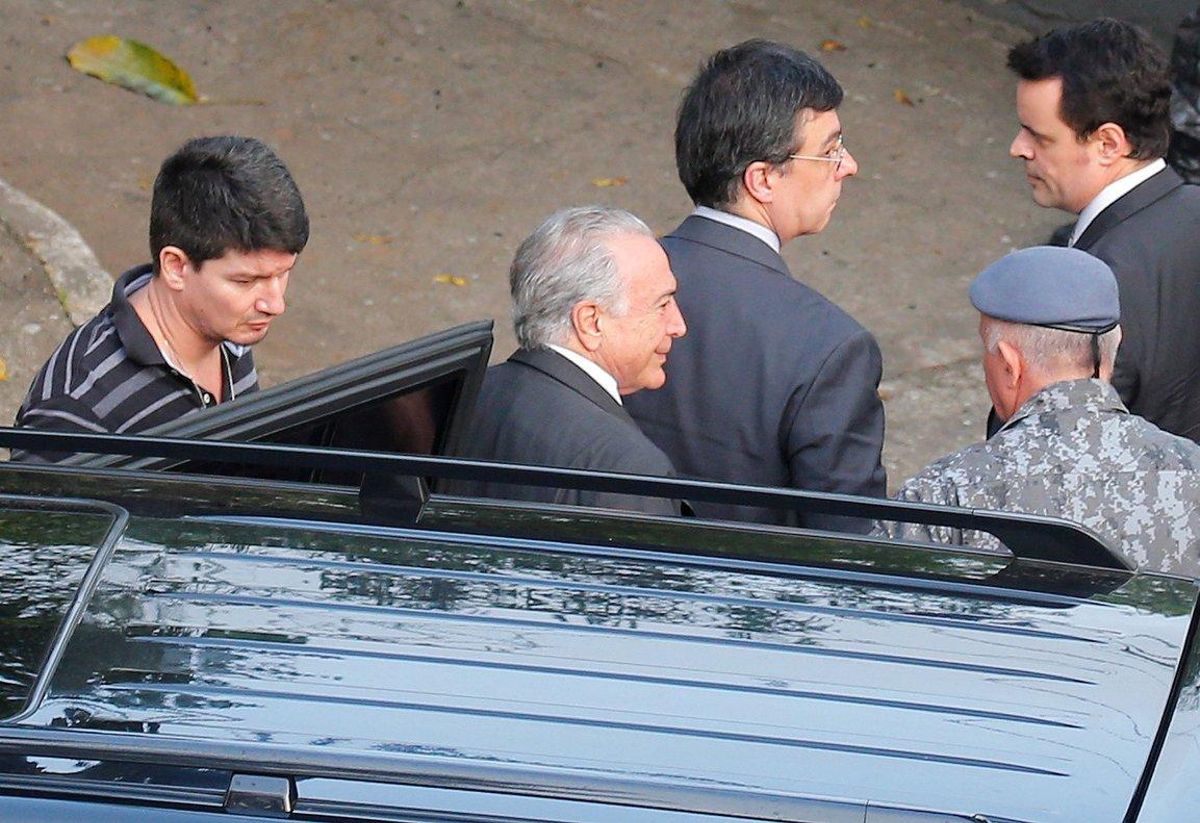 Michel Temer, expresidente de Brasil, es ingresado a una prisión de Sao Paulo. Michel Temer, expresidente de Brasil, es ingresado a una prisión de Sao Paulo.
