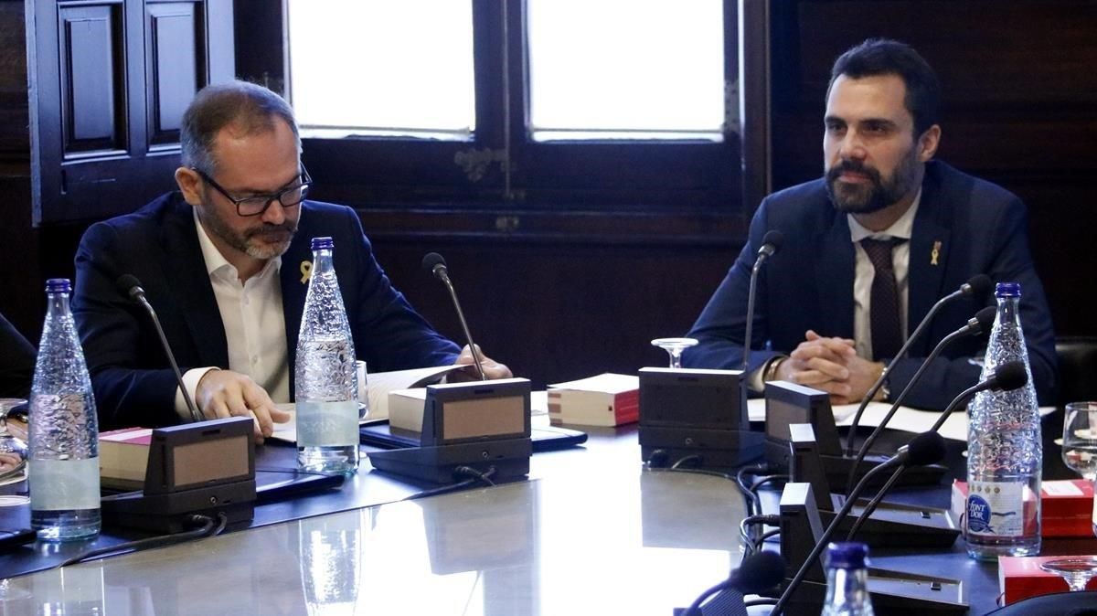 La ruptura entre JxCat y ERC deja sin mayoría al independentismo La ruptura entre JxCat y ERC deja sin mayoría al independentismo