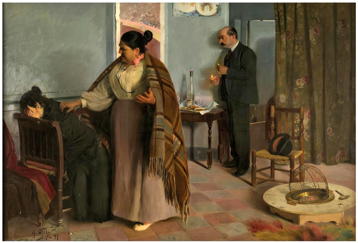 ’La bèstia humana’ (1897), de Antoni Fillol.  