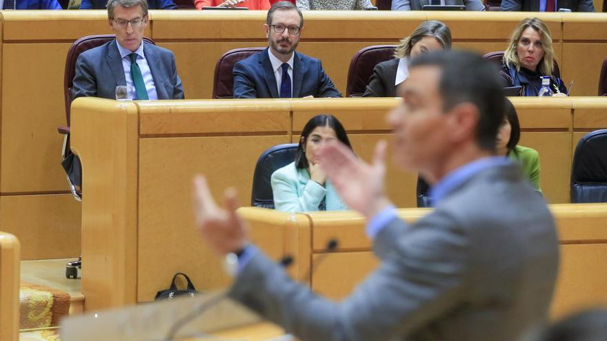 Sánchez y Feijóo vuelven a enfrentarse en el pleno del Senado