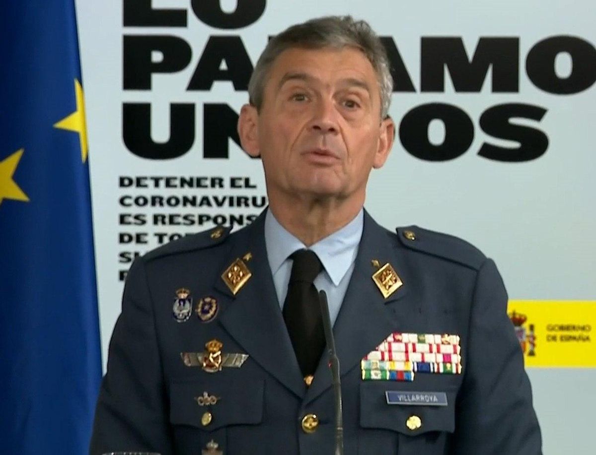Miguel Ángel Villarroya, jefe de Estado Mayor, en una comparecencia del mes de marzo pasado. Miguel Ángel Villarroya, jefe de Estado Mayor, en una comparecencia del mes de marzo pasado.