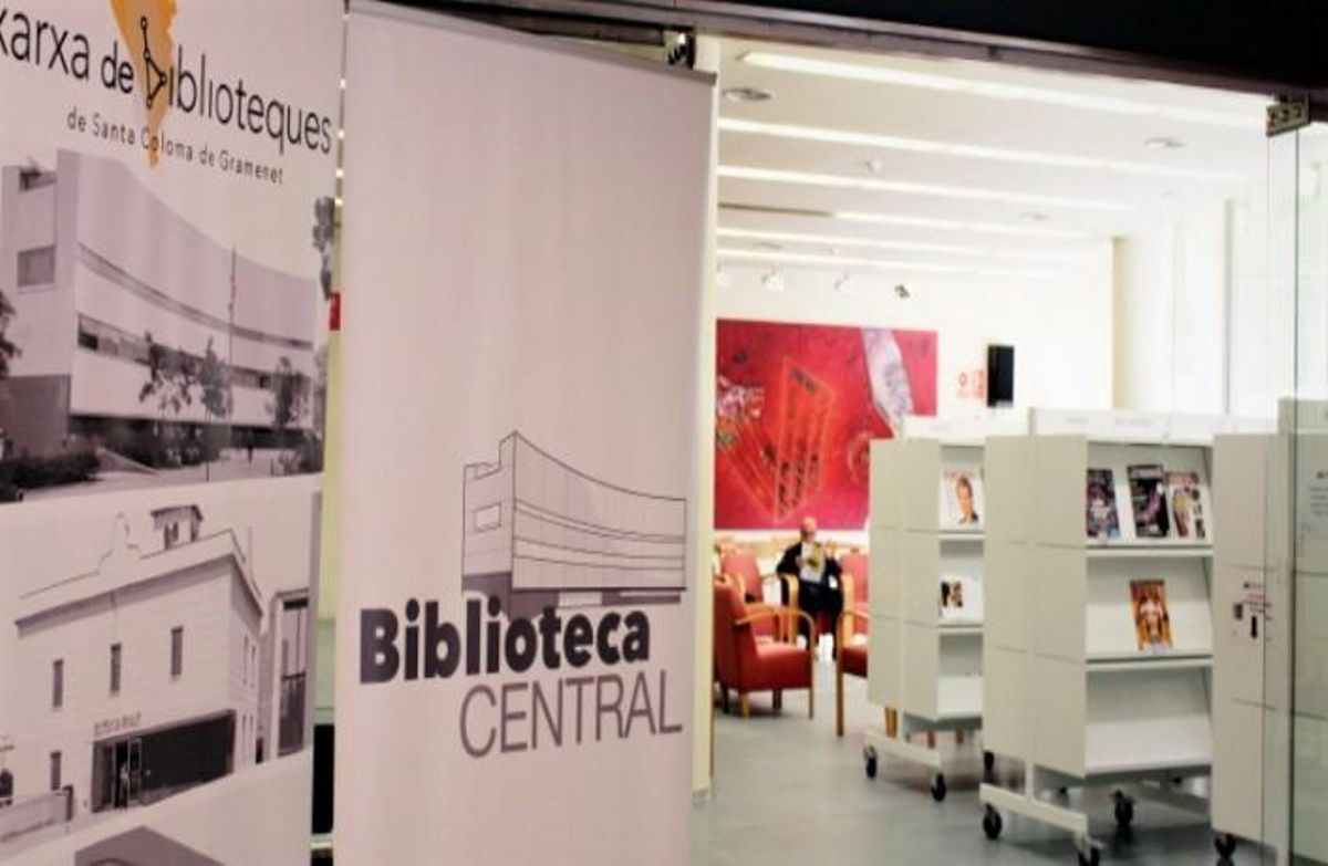 La Biblioteca Central de Santa Coloma de Gramenet. La Biblioteca Central de Santa Coloma de Gramenet.