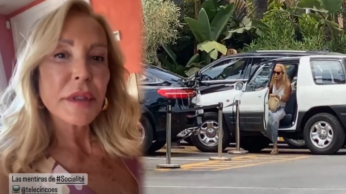 Carmen Lomana acusa a 'Socialité' de mentir por la polémica de su coche mal aparcado