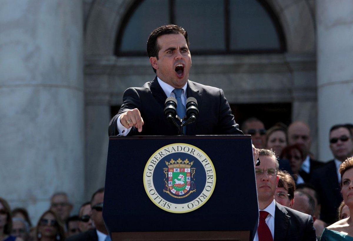 Ricardo Rosselló, el gobernador de Puerto Rico. Ricardo Rosselló, el gobernador de Puerto Rico.