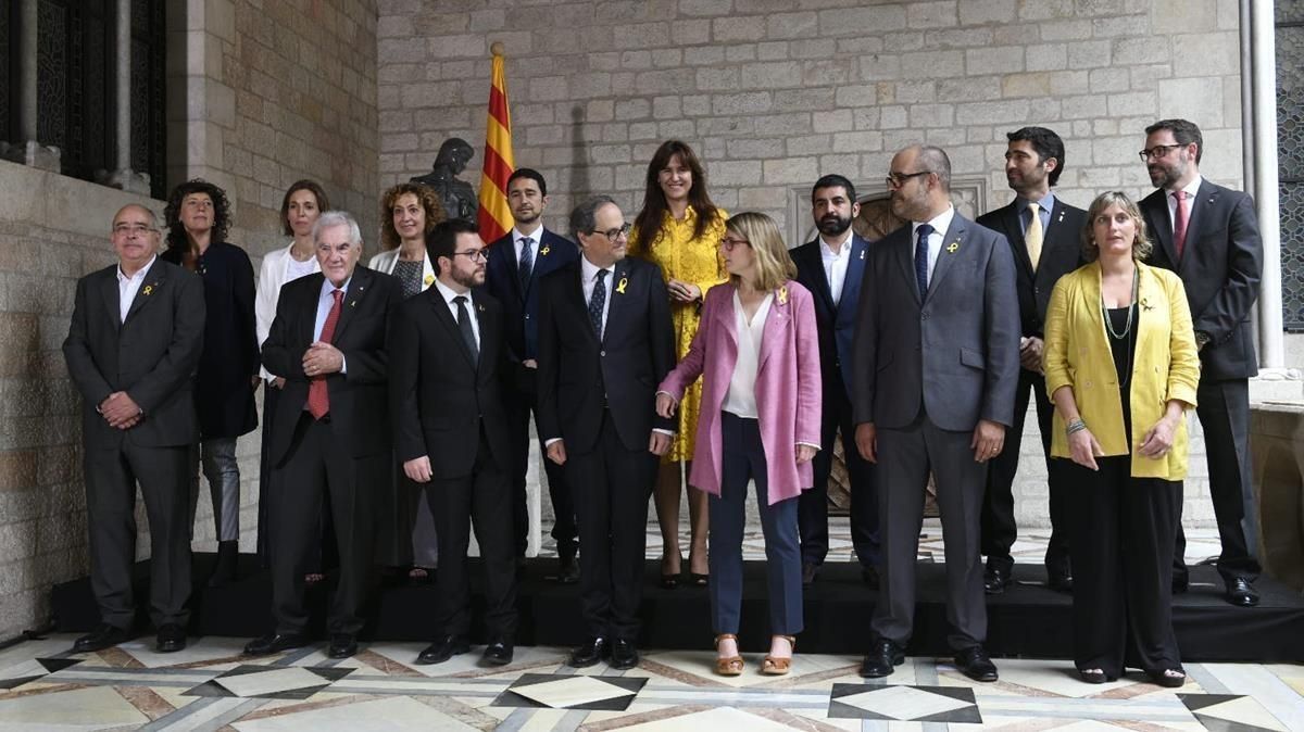 Quim Torra visita a los políticos presos en Estremera Quim Torra visita a los políticos presos en Estremera